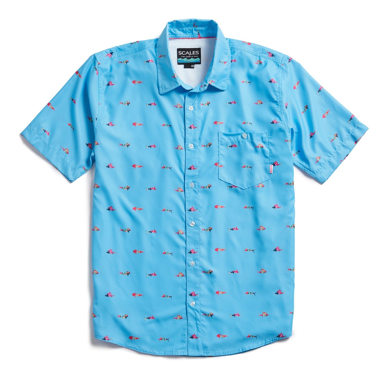 Trippy Fish Button Down