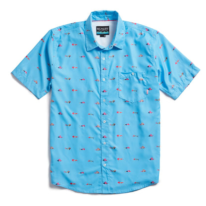 Trippy Fish Button Down