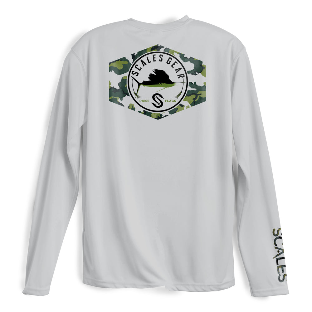 Scales Gear Men's Scales Pro Performance Sailfish Badge Long Sleeve T-Shirt  Large gray: Buy Online at Best Price in UAE 