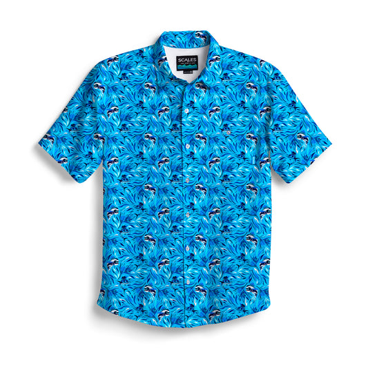 Flower Strike Performance Button Down