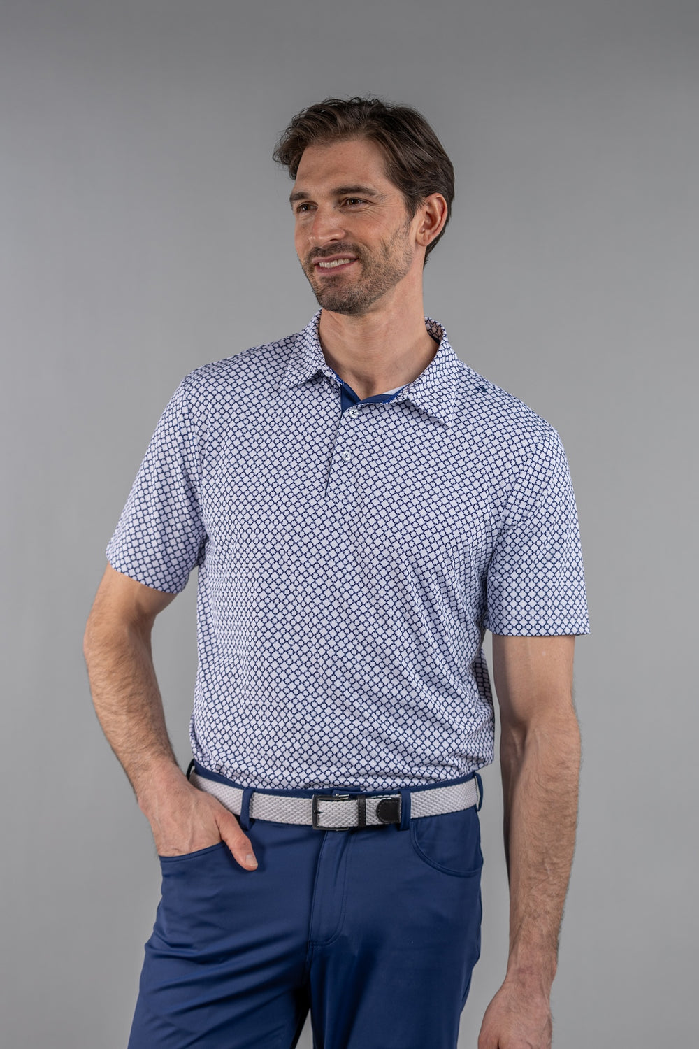 White / Navy / 3XL