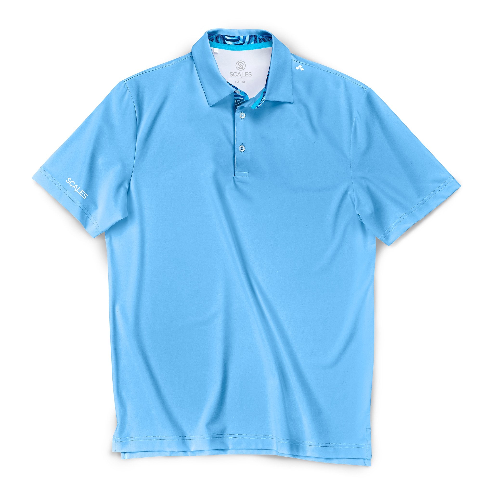 Light blue golf store shirt