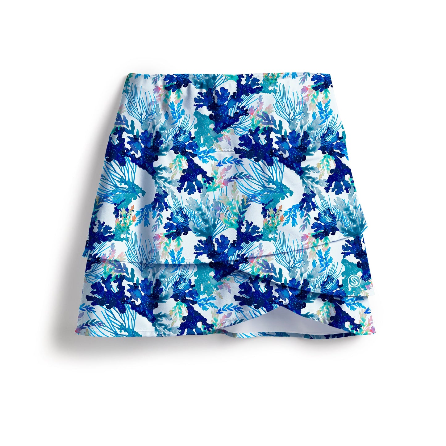 Coral Tropics Wavy Skort Sale