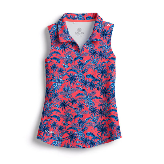 Mahi Mahi  Womens Sleeveless Polo