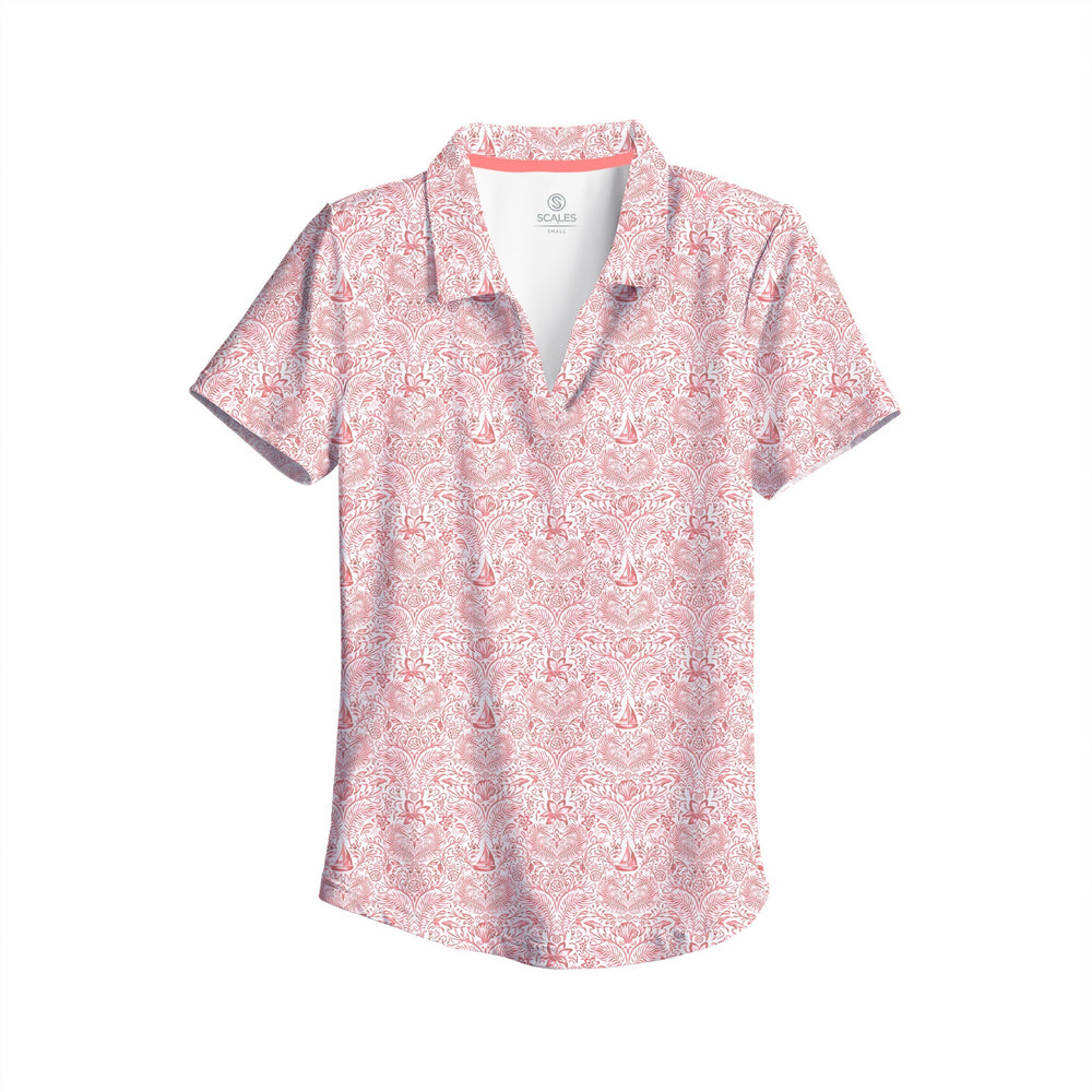 White / Coral / 2XL