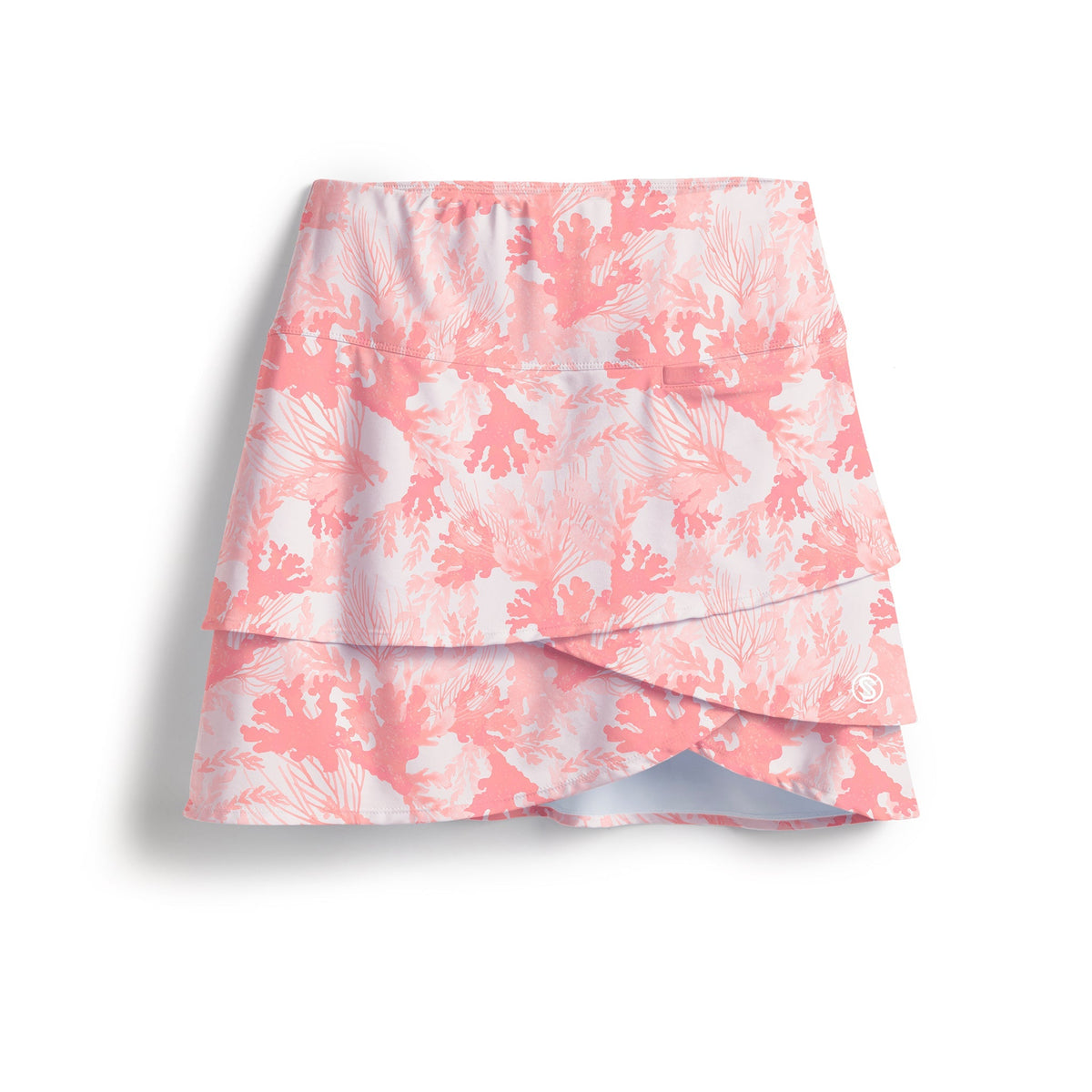 Coral Tropics Wavy Skort Sale - Washed Light Pink / XS