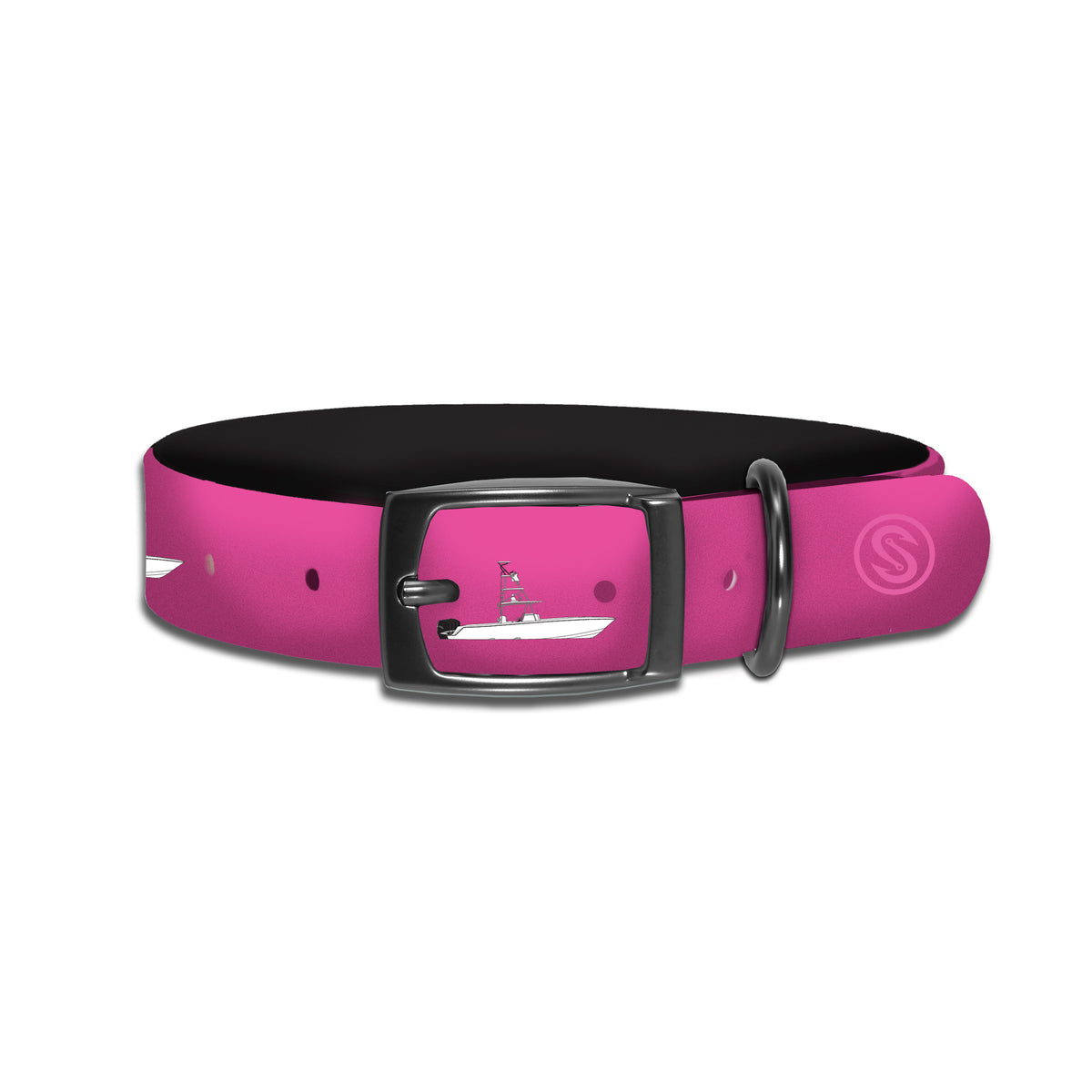 Center Console Pet Collar - Hot Pink / S