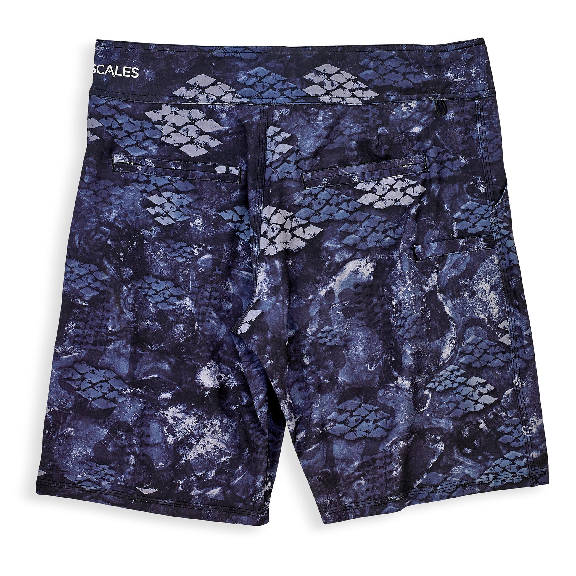 Scales Camo First Mates Boardshorts Black / W42