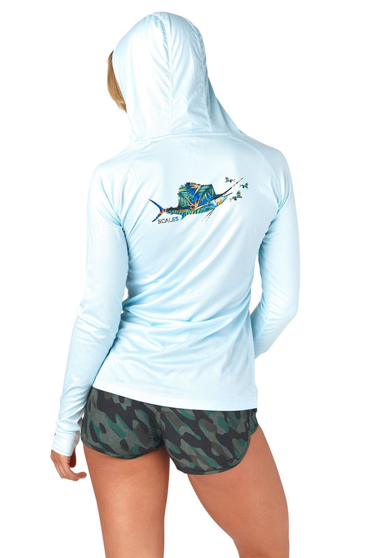  Scales Gear Women's Pro Performance Fishing Tropical Long  Sleeved Shirt Yellow Small : Clothing, Shoes & Jewelry